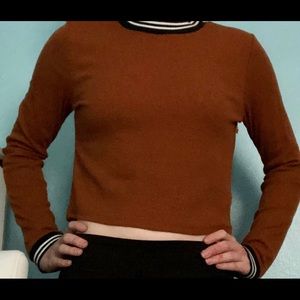 A Fall Brown Long Sleeve T-Shirt